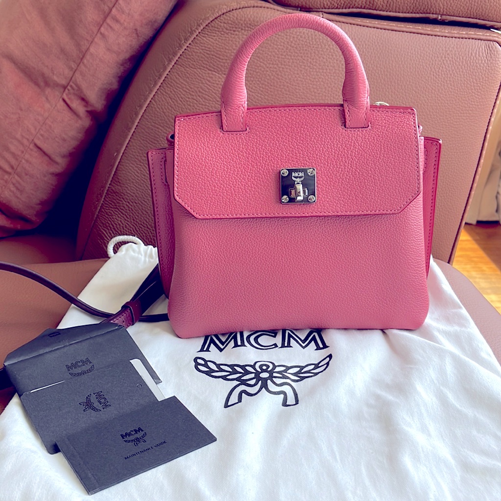 Mcm Pink Leather Bag (Like New)